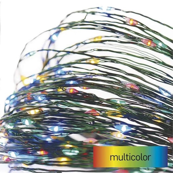 Fényfüzér 40LED multi 4m kült.GR +TIME