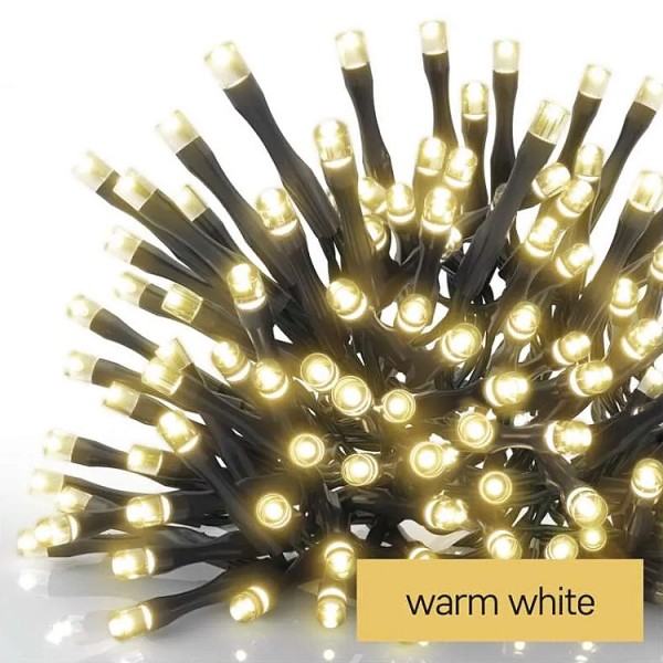 Fényfüzér 120LED meleg 8,4m IP44 3AA
