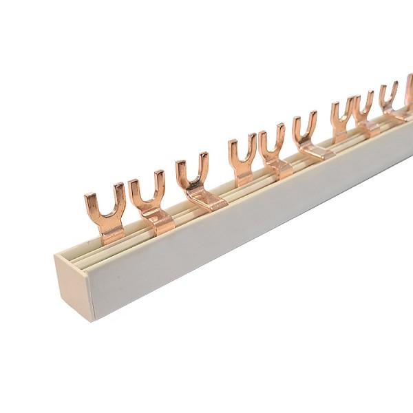 Bekötősín villás 3p 17,5mm 10mm2 54mod