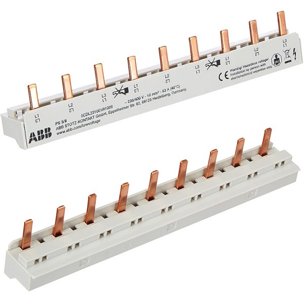 Bekötősín csapos 3p 17,5mm 10mm2 12mod Z