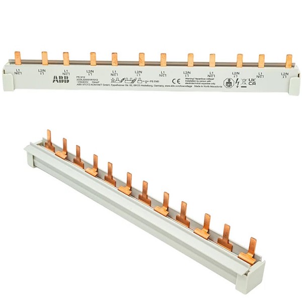 Bekötősín csapos 2p 17,5mm 10mm2 29x2mod