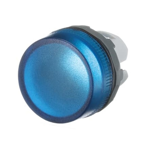 Jelzőlámpa fej 22mm kék