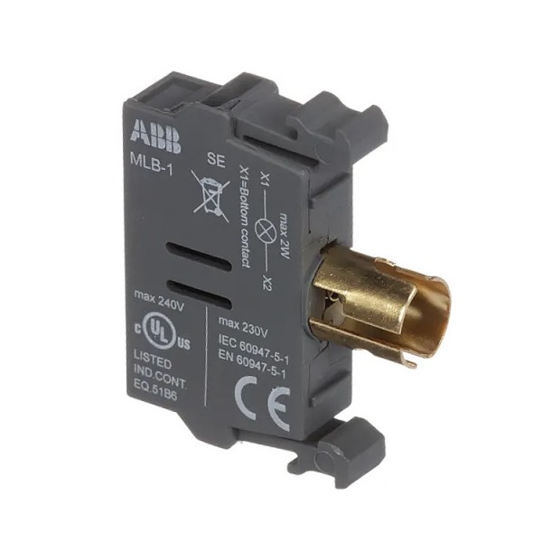 Jelzőlámpa foglalat BA9S 230V