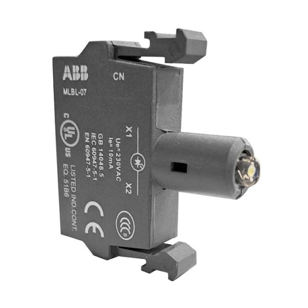 Jelzőlámpa modul LED 230V AC sárga