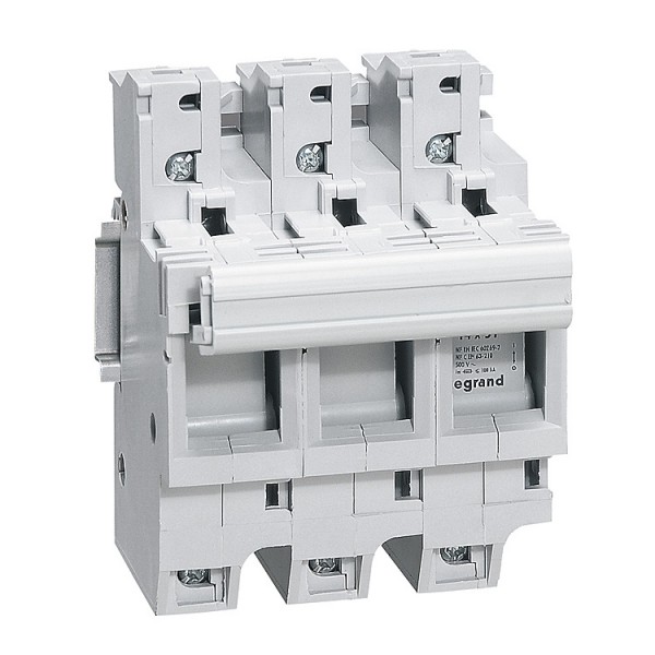 Biztosító alj TS35 22x58 3P 125A 6M