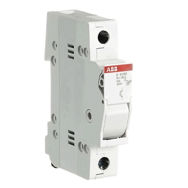 Biztosító alj TS35 10x38 1P 32A