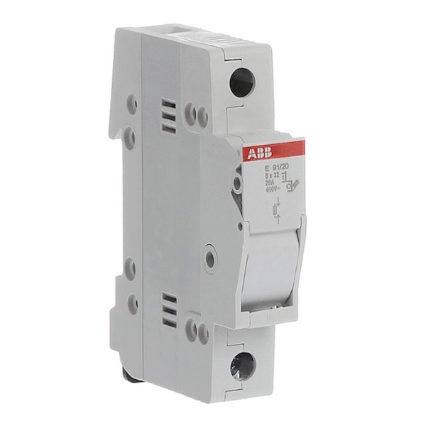 Biztosító alj TS35 10x38 1P 20A