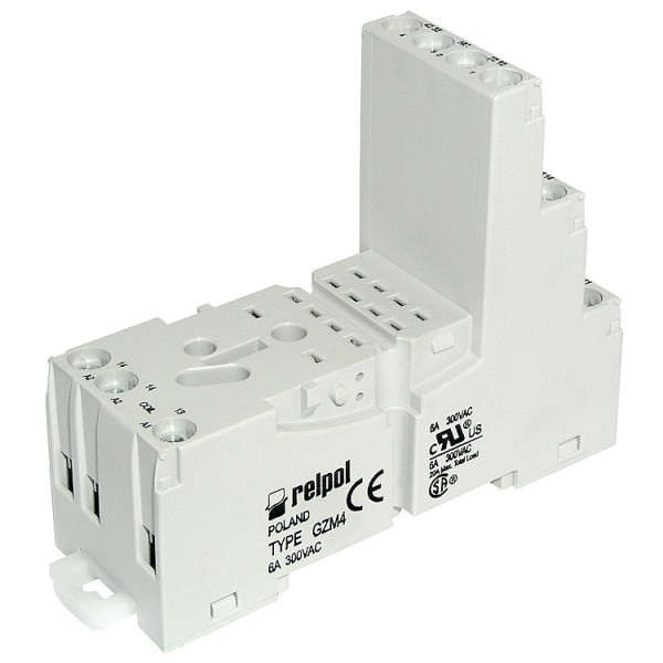 Relé foglalat TS35 14 lábú 75x27x61mm