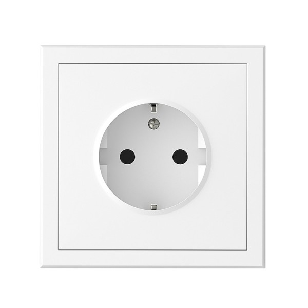 Dugalj s 2p+f csavaros bekötés fehér