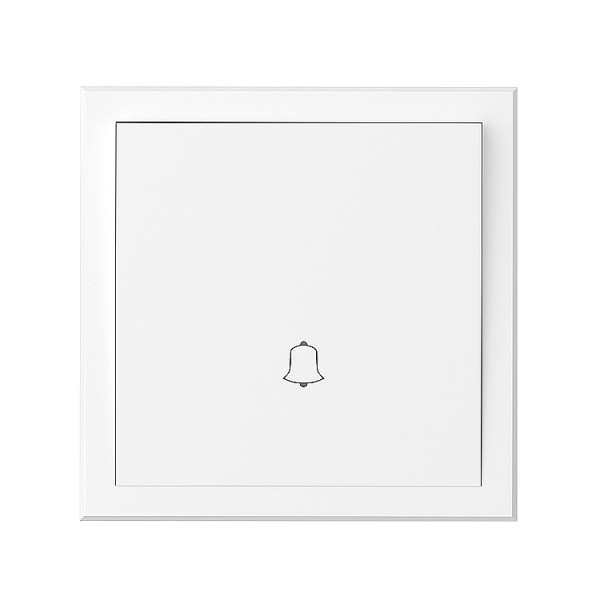 Kapcsoló 1p nyomó csengőjeles fehér