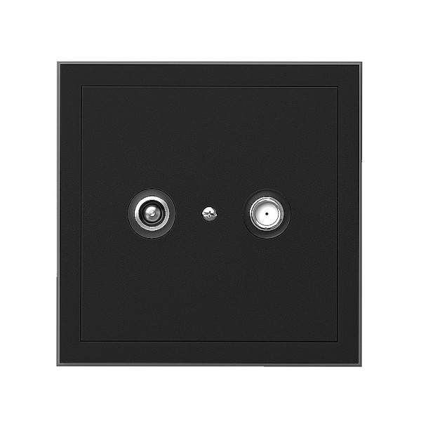 Dugalj s TV-SAT végzáró fekete