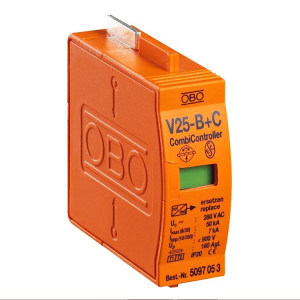 Túlfesz.levezető betét T1-T2 B+C