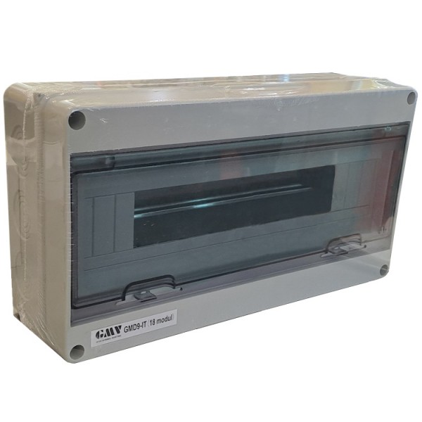 Elosztószekrény fk.18ÁK IP65 Á.ony