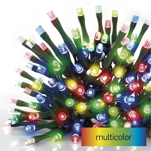 Fényfüzér 80LED multi 8m kült.prog.SW