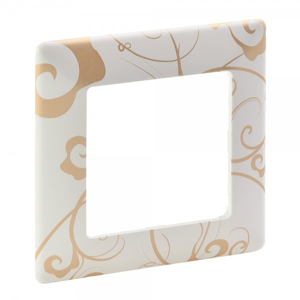 Keret 1-es u rokokó fehér