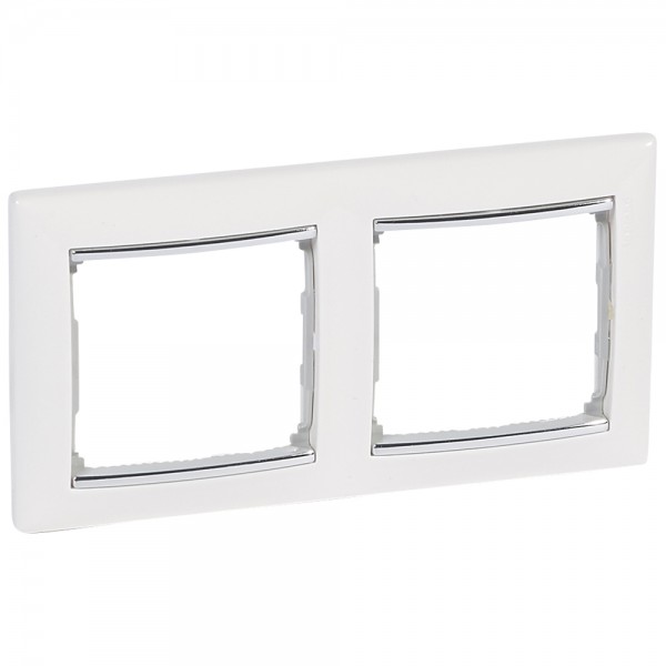 Keret 2-es v fehér/ezüst