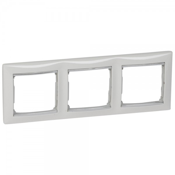 Keret 3-as v fehér/ezüst