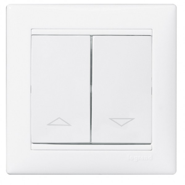 Kapcsoló s redőny kapcsoló fehér