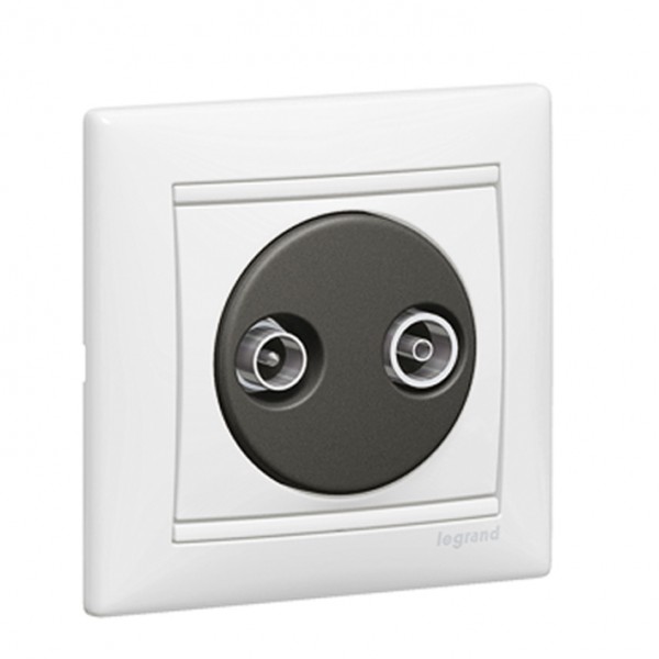 Dugalj s TV-RD végzáró 1,5dB fehér