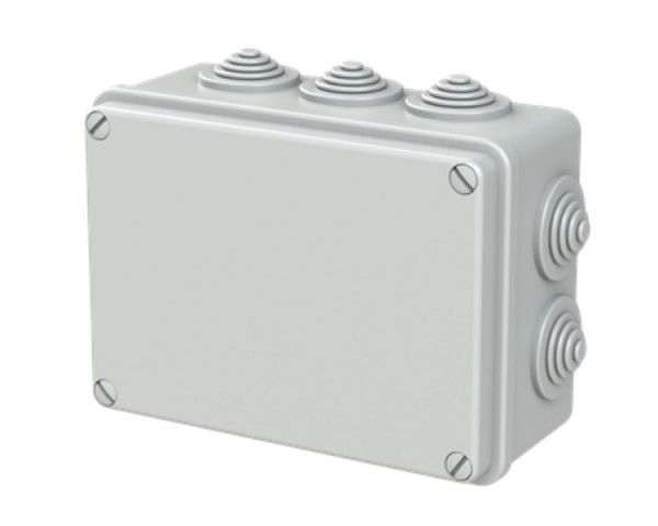 Műanyag doboz 153x110x66 IP55 T gumi