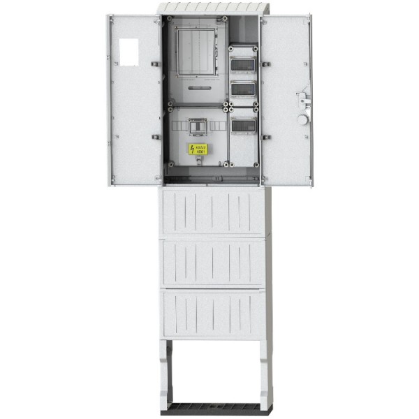 Mérőszekrény 1mérő M63.80A földkáb.álló+
