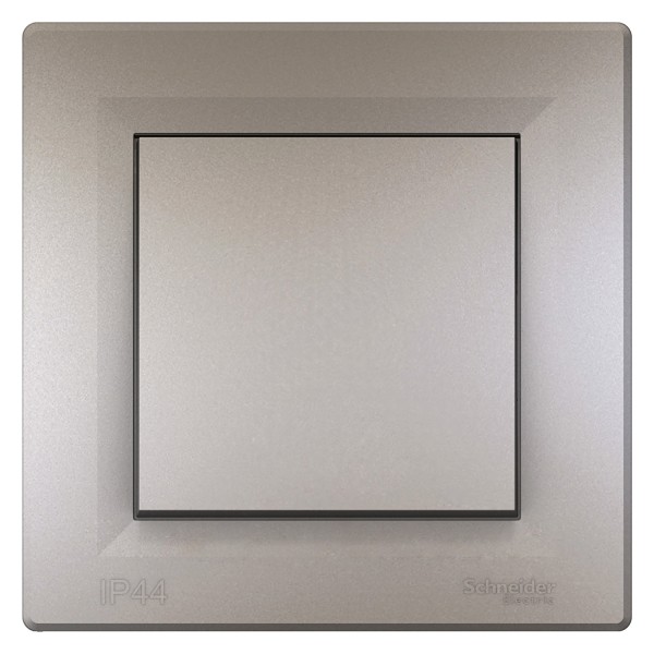 Kapcsoló s 1p bronz+keret IP44