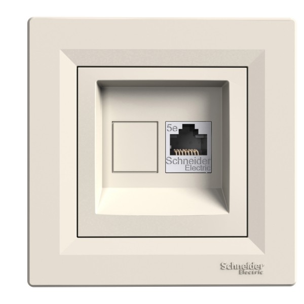 Dugalj s RJ45x1 UTP CAT5e bézs