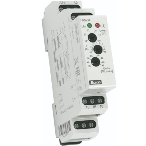 Feszültségfigyelő relé 6-30V DC