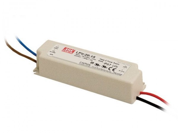 Transzformátor LED 230/24VDC 20W IP67