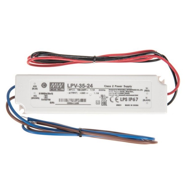 Transzformátor LED 230/24VDC 35W IP67