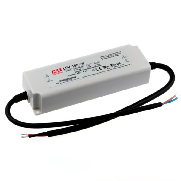 Transzformátor LED 230/24VDC 150W IP67