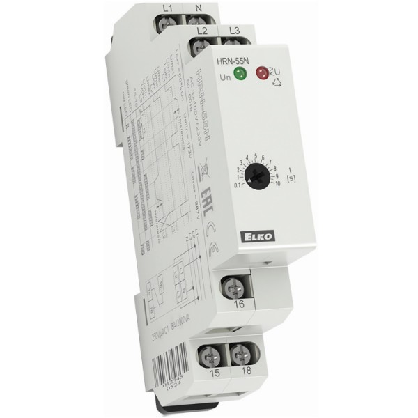 Feszültségfigyelő relé 400V+N