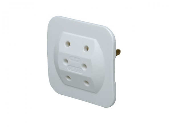 T elosztó 3x2p fehér