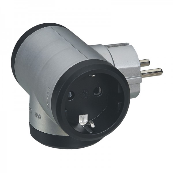 Elosztó 3x2p+f ezüst GYV vízszintes