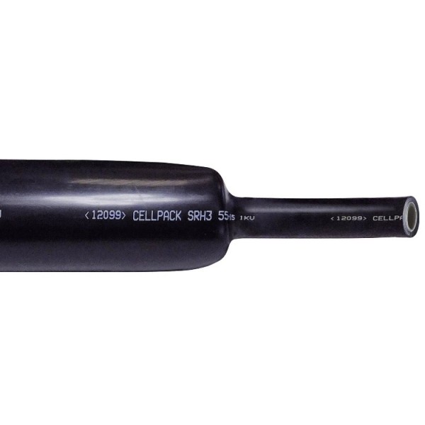 Zsugorcső 160/50 fekete /pasztás/