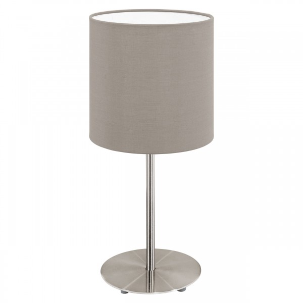 Asztali E27 60W szürke PASTERI