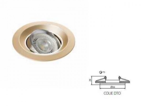 Dekorációs keret arany COLIE