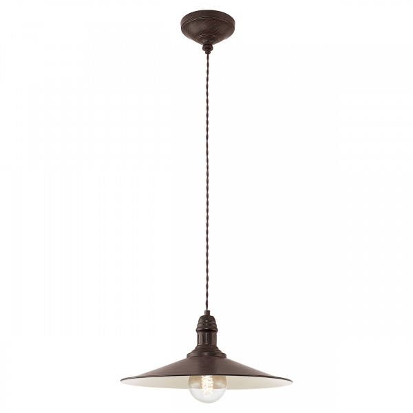 Függeszték E27 60W antik barna STOCKBURY