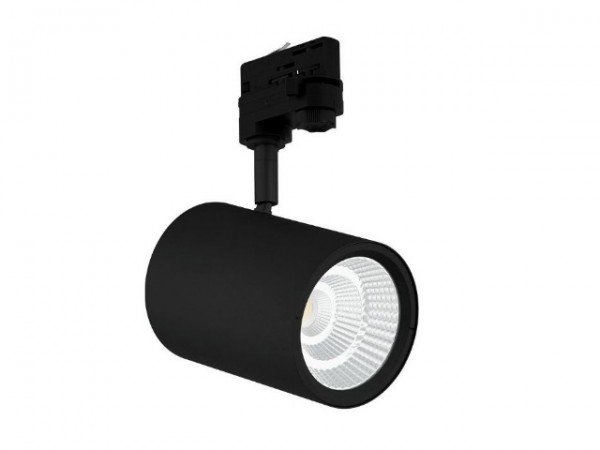 Sínes lámpatest LED COB 23W 20° fekete