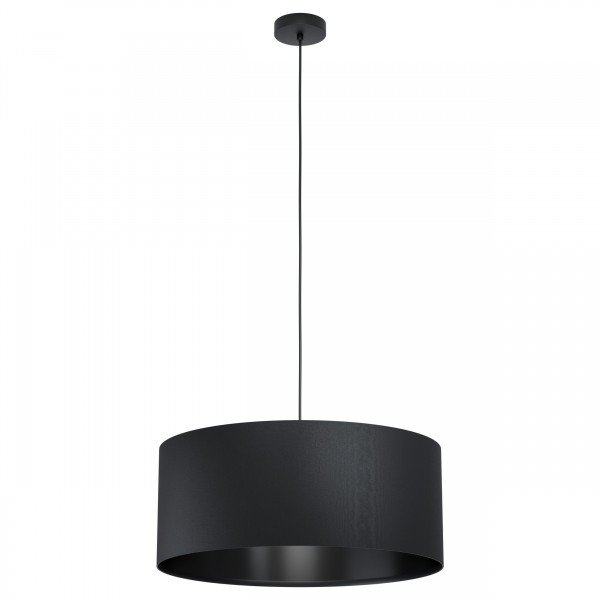 Függeszték E27 40W fekete MASERLO 1