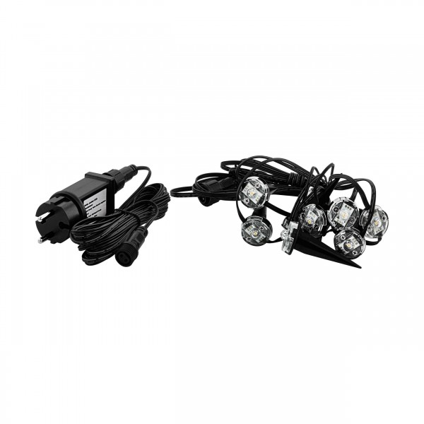 Kültéri lámpatest LED 3Wx9 leszúrható