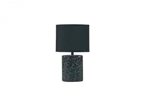 Asztali lámpa E14 40W fekete BAHIA