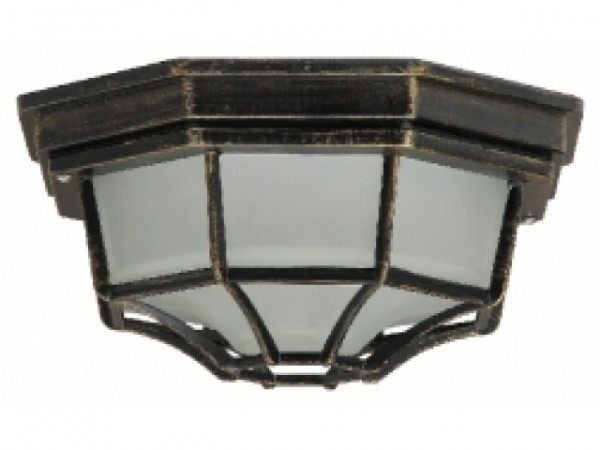 Lámpatest E27 60W antik arany MILANO