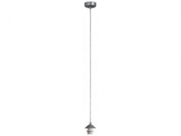 Függeszték E27 60W búra nélkül mattkróm