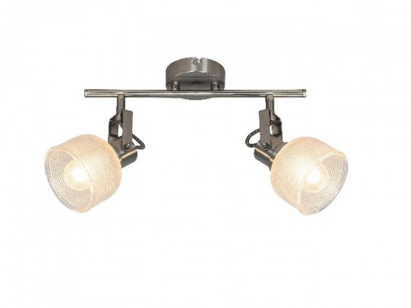 Lámpatest E14 28Wx2 matt króm FRANCIS