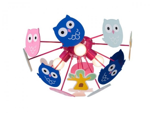 Mennyezeti lámpa E14 40Wx3 színes BIRDY