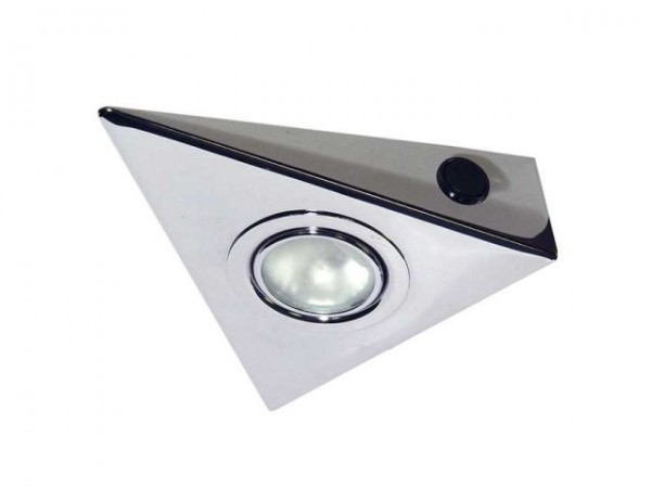 Halogén lámpa fk G4 háromszög+k króm