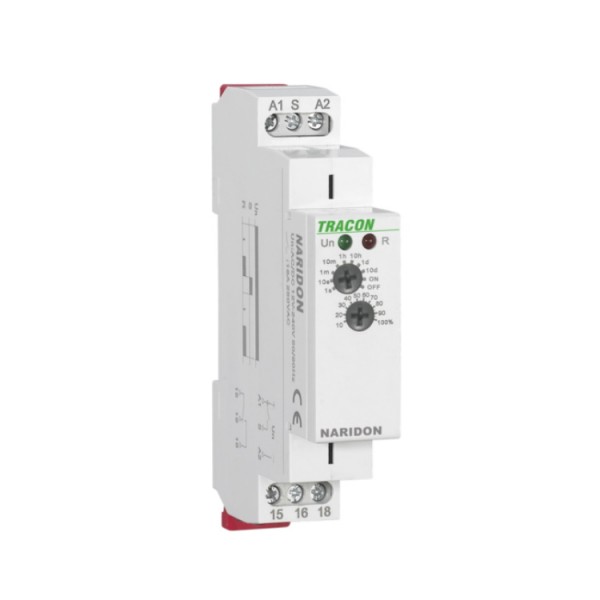 Időrelé TS35 meghuz.késl.24-240V AC-DC