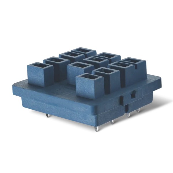 Relé foglalat forr. 11p (nyákba)