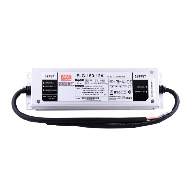 Transzformátor LED 230/12VDC 150W IP65